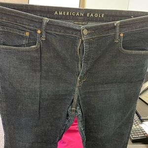 MEN’S AMERICAN EAGLE NE(X)T LEVEL AIRFLEX JEANS, USED GREAT CONDITION, DARK BLUE